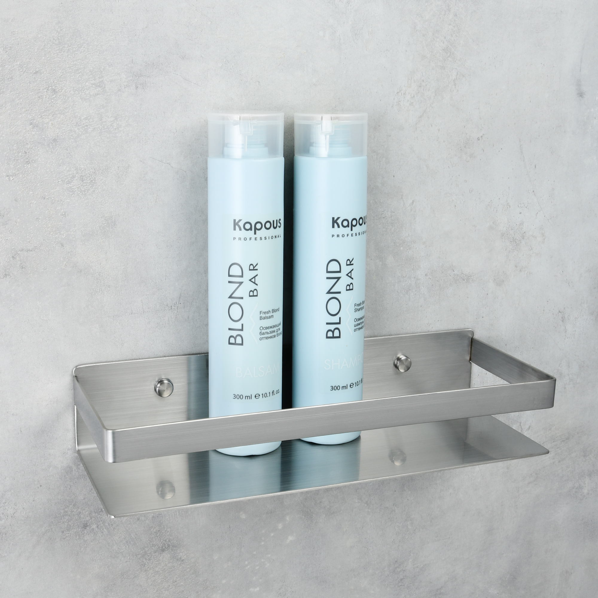 Полка прямоугольная одноэтажная FIXSEN HOTEL сатин (FX-31003F) Полка прямоугольная одноэтажная FIXSEN HOTEL сатин (FX-31003F)