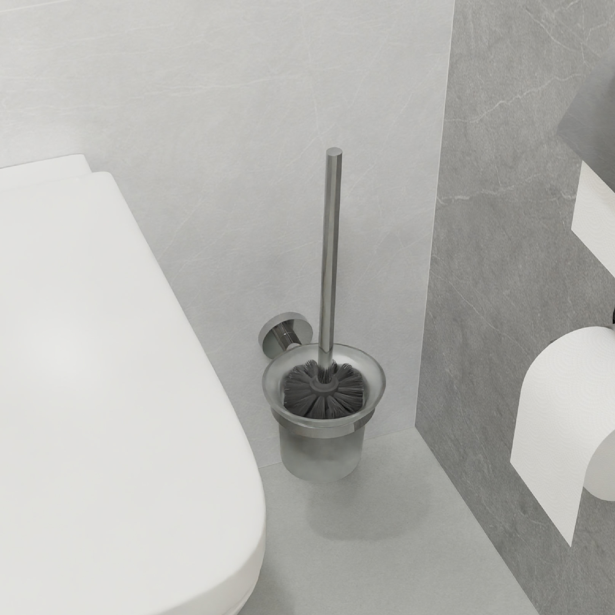 Ерш для туалета хром FIXSEN Comfort Chrome (FX-85013)