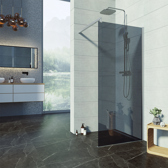 Душевая перегородка ALEX BAITLER 29 серия AB29120S4 тонированное стекло