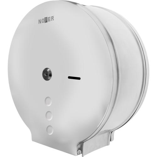 Диспенсер для туалетной бумаги Nofer круглый из нержавеющей стали глянцевый 280*272*115  Диспенсер для туалетной бумаги Nofer круглый из нержавеющей стали глянцевый 280*272*115
