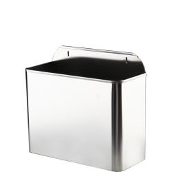 Контейнер для мусора на 11 литров настенный из нержавеющей  стали Контейнер для мусора на 11 литров настенный из нержавеющей  стали