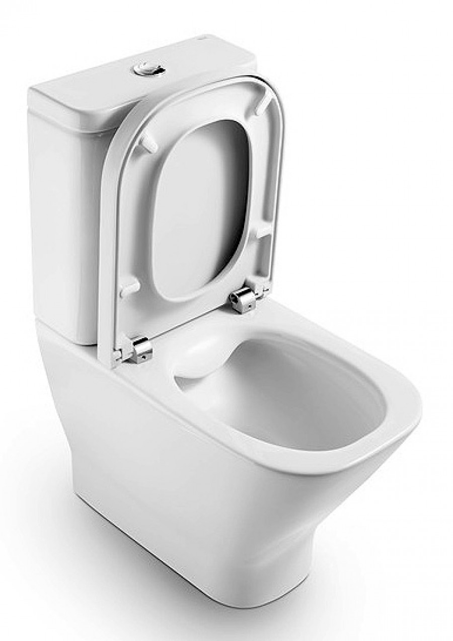 GAP CLEAN RIM Сиденье и крышка для напольного унитаза, дюропласт., белое. ROCA GAP CLEAN RIM Сиденье и крышка для напольного унитаза, дюропласт., белое. ROCA