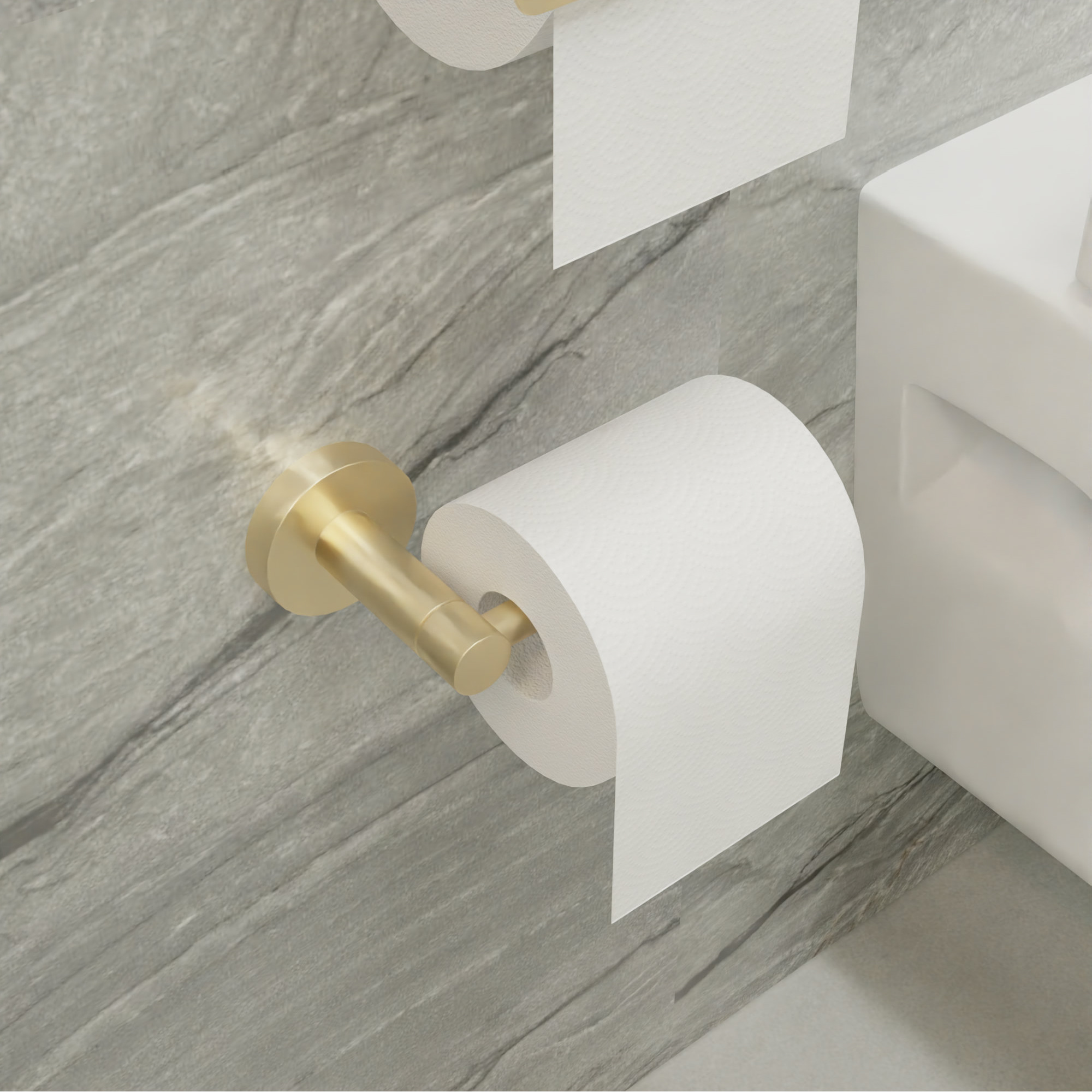Держатель запасного рулона золото-сатин FIXSEN Comfort Gold FX-87010A)