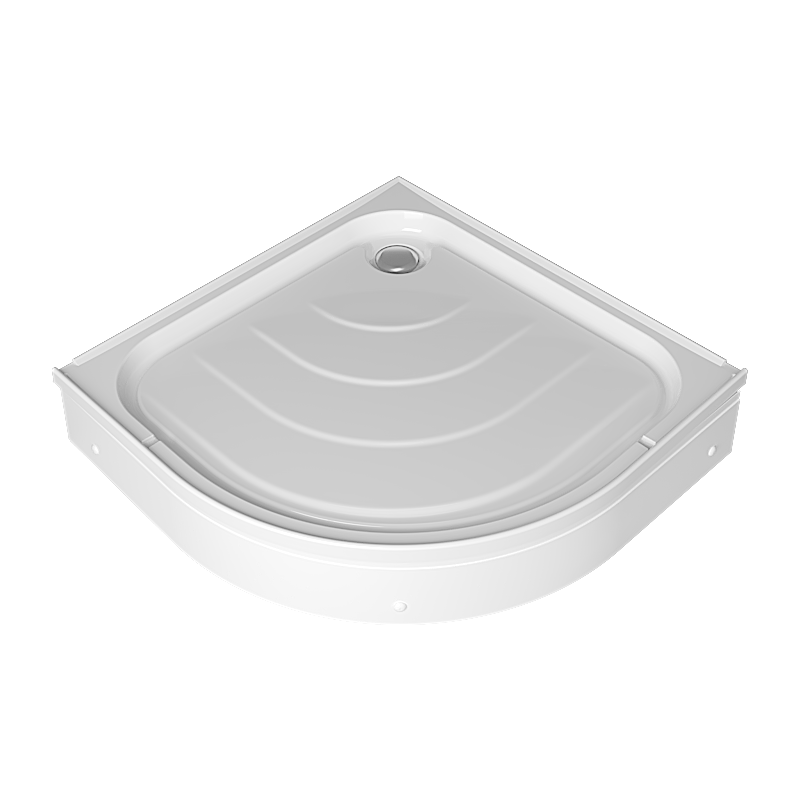 Душевой поддон ALEX BAITLER AB9017D-1 четверть круга белый 