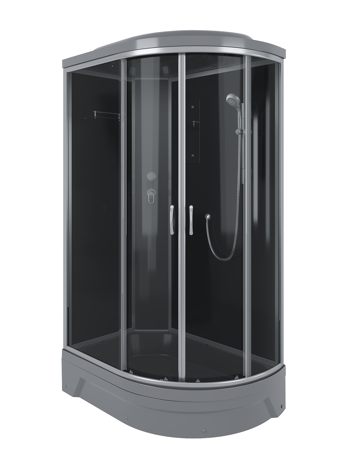 Душевая кабина ERLIT™ ER351226L-C2-RUS_GRAY (1200*800*2260)