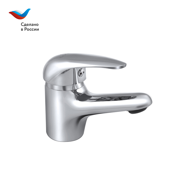 ДАЧА Смеситель для умывальника с литым изливом, одноручный, СЛАВЕН, В10