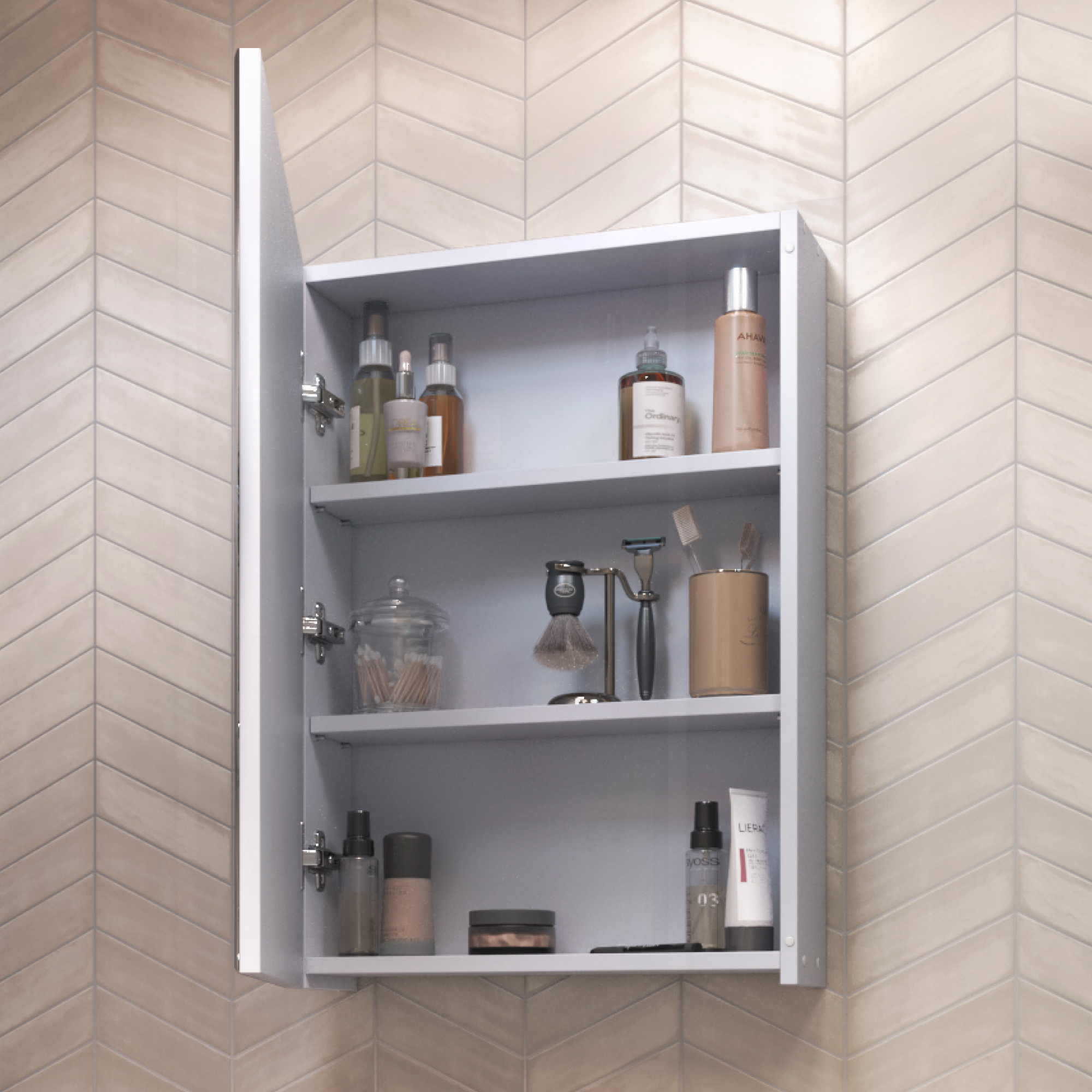 Зеркальный шкаф VIGO Grand 45 подвесной белый (zsh.GRA.45) Зеркальный шкаф VIGO Grand 45 подвесной белый (zsh.GRA.45)