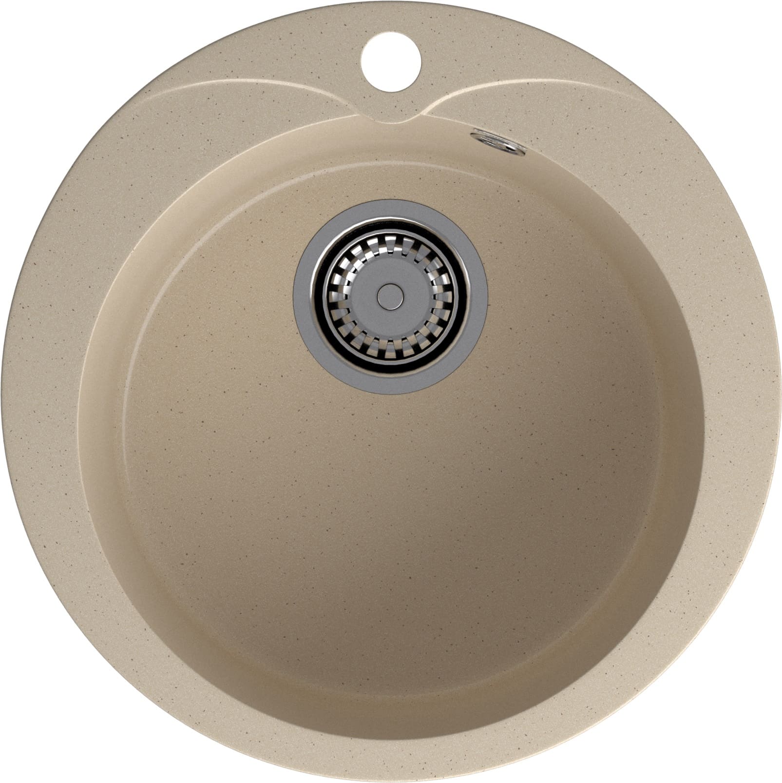 GRANFEST Мойка композит RONDO GF-R--480, 1-чаша D=475 мм кашемир арт.GF- GRANFEST Мойка композит RONDO GF-R--480, 1-чаша D=475 мм кашемир арт.GF-