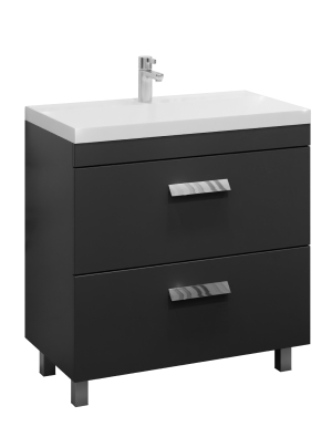 Тумба под раковину VELVEX Orlando 800-0-2 (Classica) графит