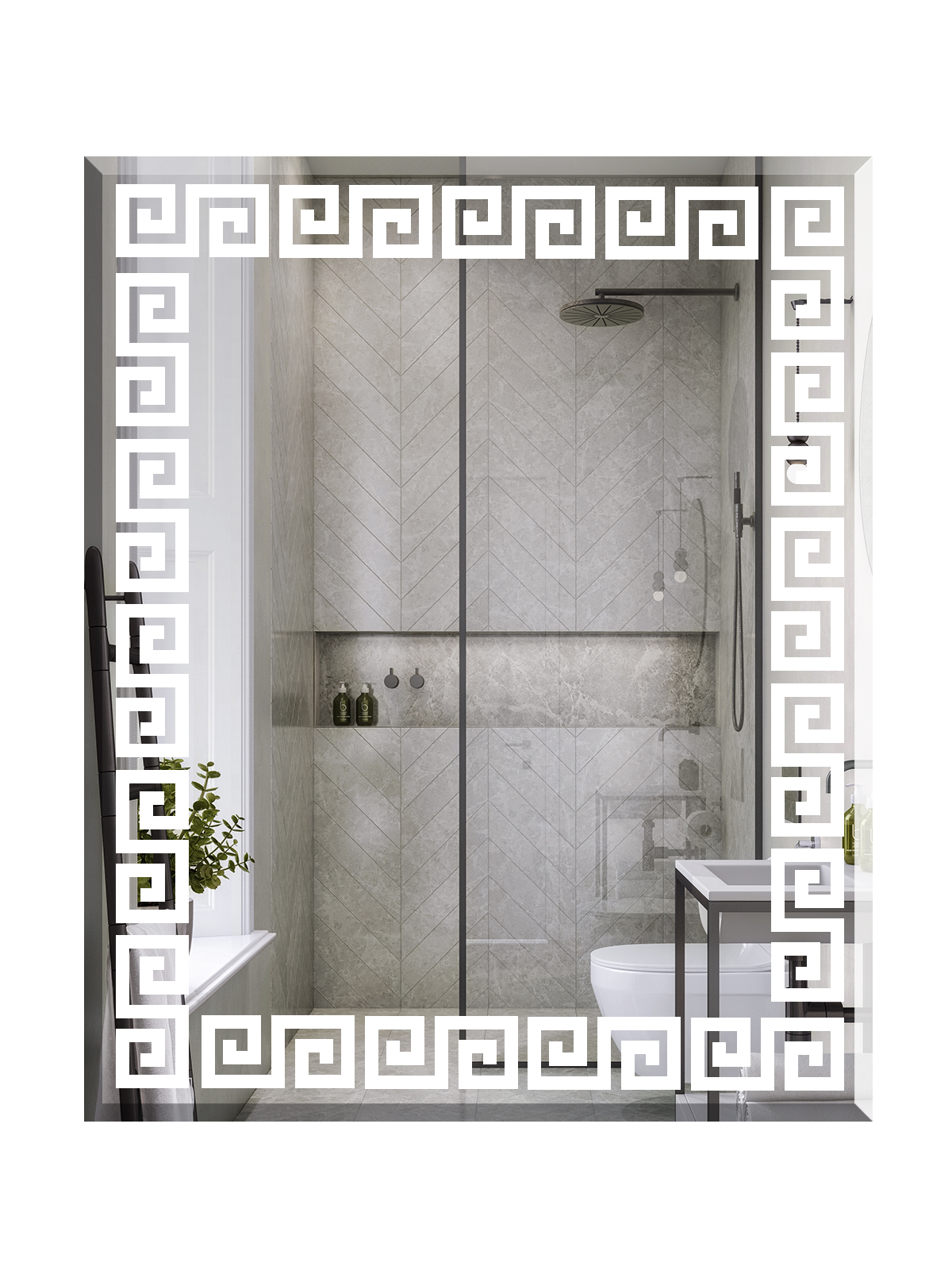 Зеркало Кипр 600х900 