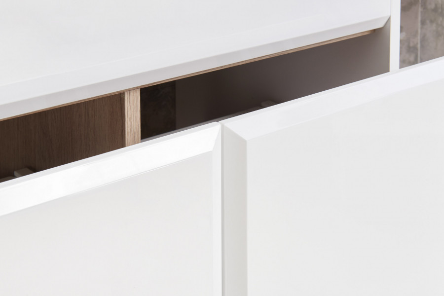 UP Тумба под раковину GAP 60, белый глянец, ROCA