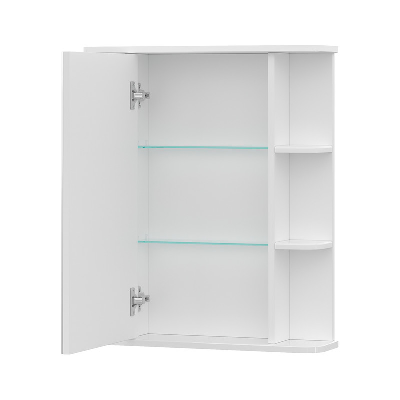 Шкаф зеркальный Onda 60, подвесной, белый, VOLNA