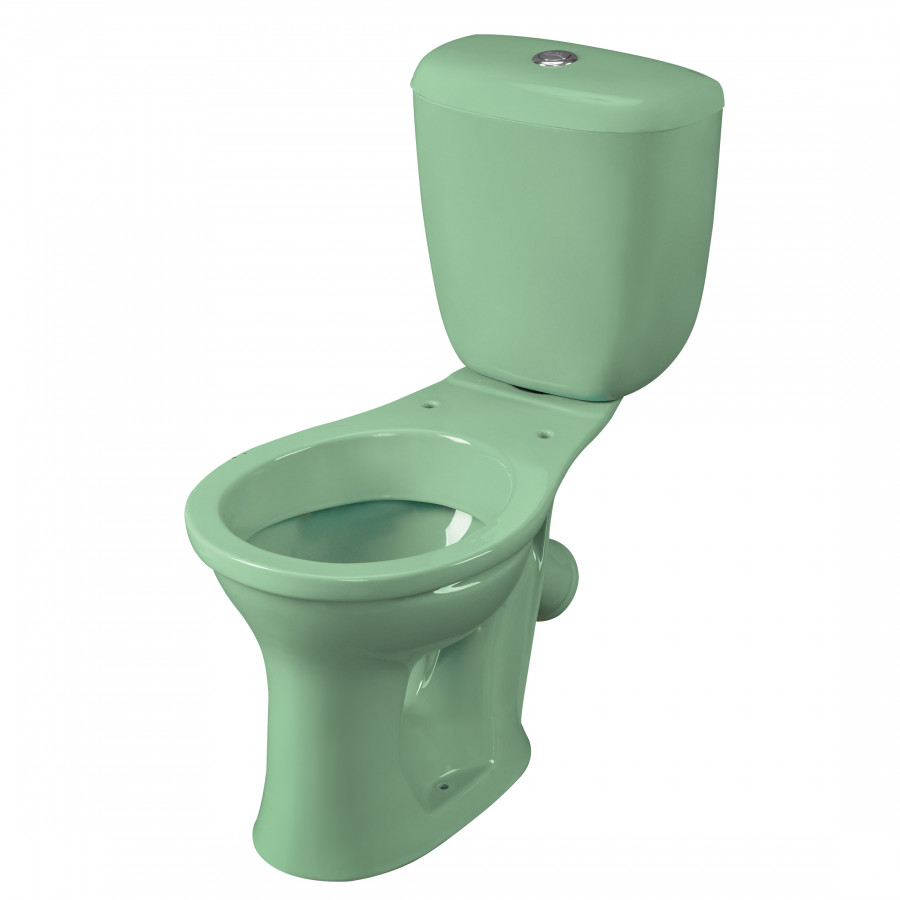 Унитаз-компакт Виктория косой выпуск, н/п., кноп. арматурой и сиденьем полипропилен, салатовый SANTE Унитаз-компакт Виктория косой выпуск, н/п., кноп. арматурой и сиденьем полипропилен, салатовый SANTE