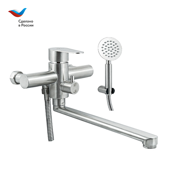 СТАЛЬ Смеситель для ванны универсальный,одноручный, СЛАВЕН,НЖ31
