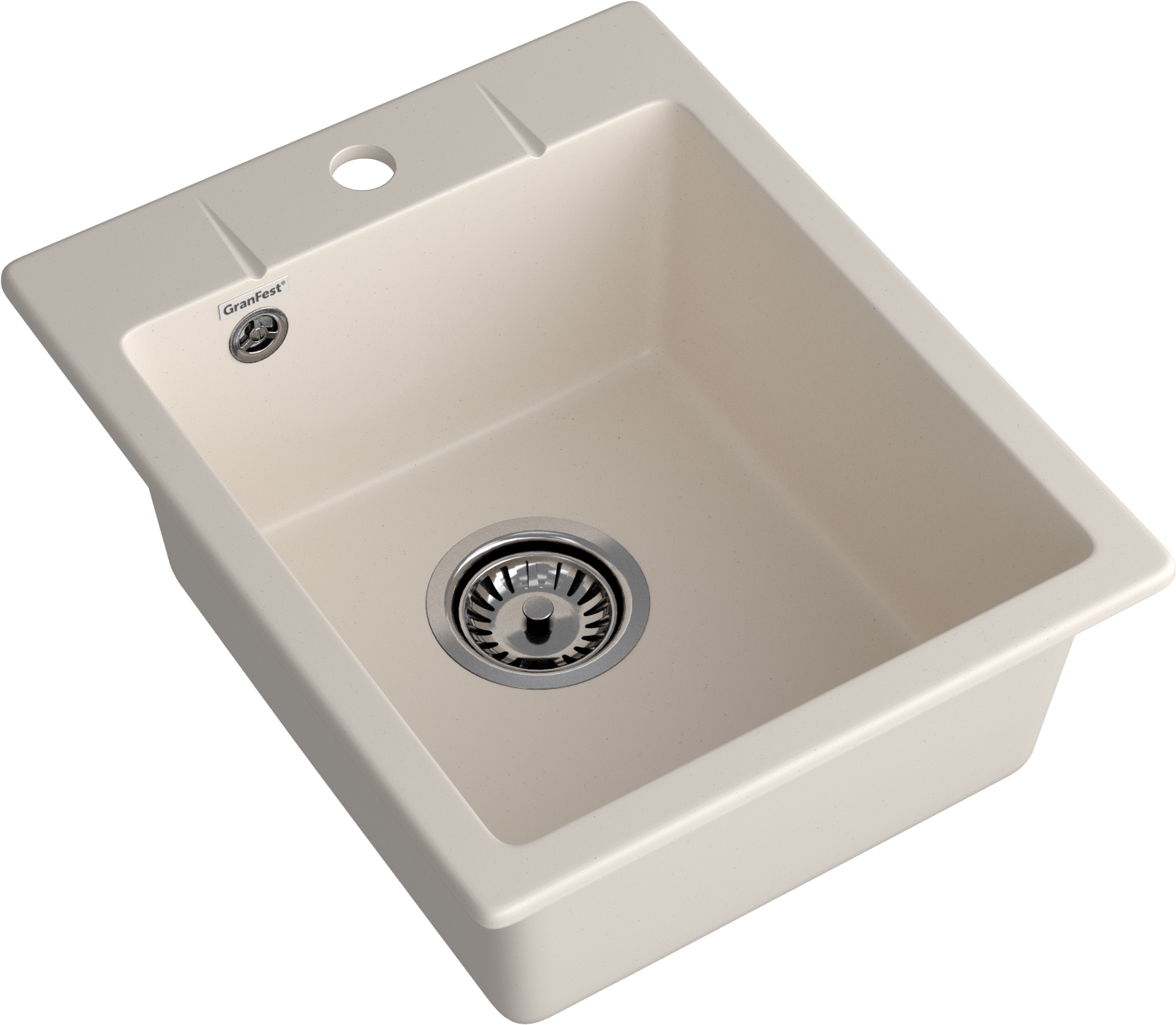 GRANFEST Мойка URBAN 240  1-чаша 400*490мм белый арт.GF-UR- GRANFEST Мойка URBAN 240  1-чаша 400*490мм белый арт.GF-UR-