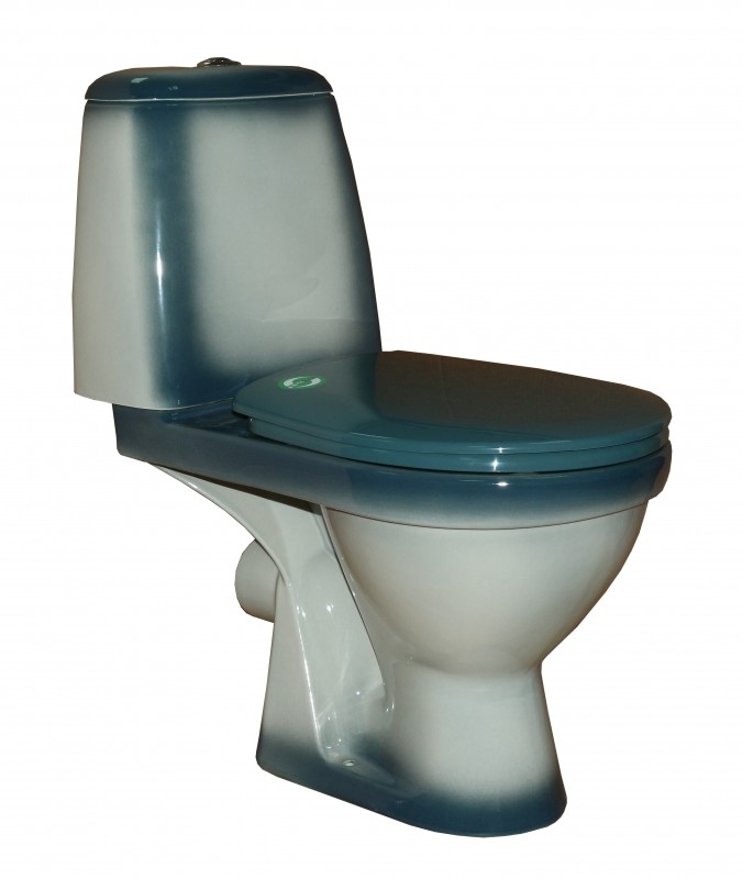 ПРЕМЬЕР Унитаз-компакт с арматурой, сиденьем, креплением, зеленый декор ROSA ПРЕМЬЕР Унитаз-компакт с арматурой, сиденьем, креплением, зеленый декор ROSA