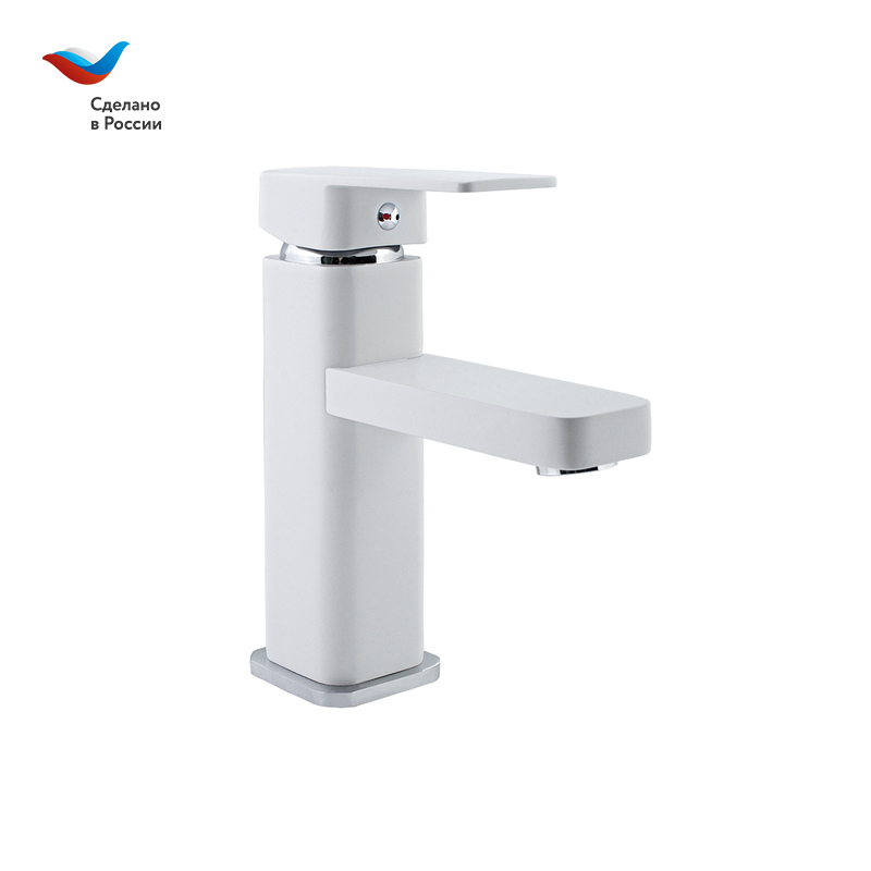 ЦВЕТ Смеситель для умывальника , одноручный, Н10 белый, СЛАВЕН,Н1Б, ПОД ЗАКАЗ 