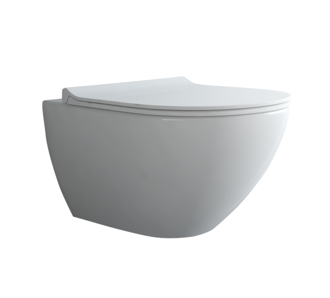 Унитаз подвесной PUMA XL Rimless, сиденье дюропласт Toma Slim SO, микролифт, быстросъем, белый, BERG Унитаз подвесной PUMA XL Rimless, сиденье дюропласт Toma Slim SO, микролифт, быстросъем, белый, BERG