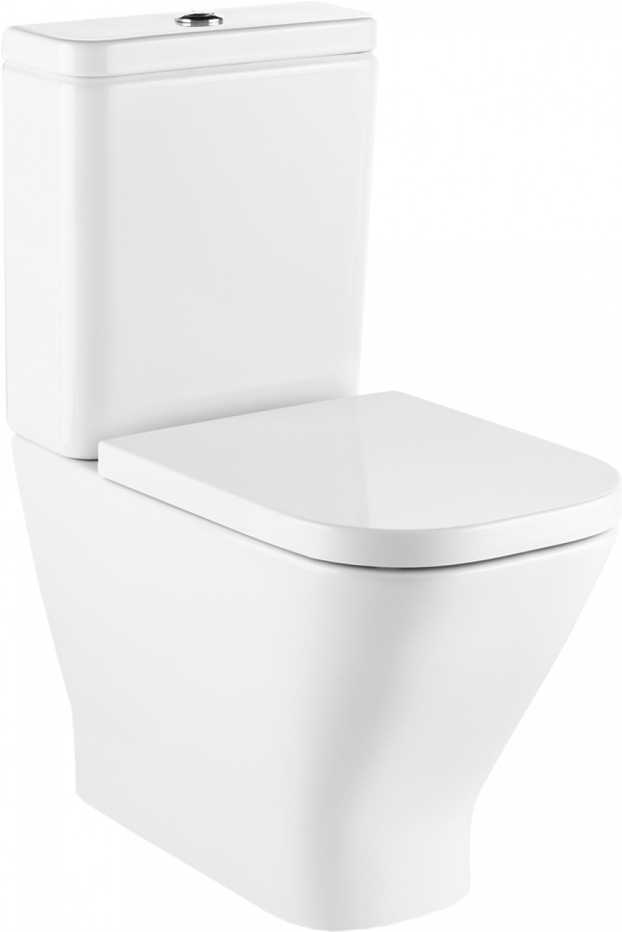 GAP CLEAN RIM Чаша унитаза приставного c безободковым смывом, двойной выпуск, белая. ROCA GAP CLEAN RIM Чаша унитаза приставного c безободковым смывом, двойной выпуск, белая. ROCA