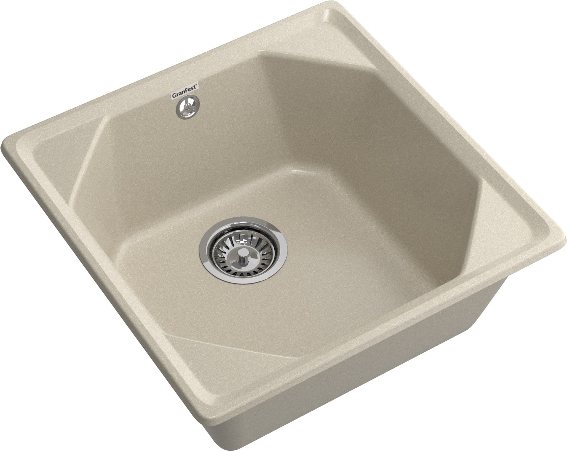 GRANFEST Мойка композит UNIQUE, GF-U-500, 1-чаша 500*500, топаз GRANFEST Мойка композит UNIQUE, GF-U-500, 1-чаша 500*500, топаз