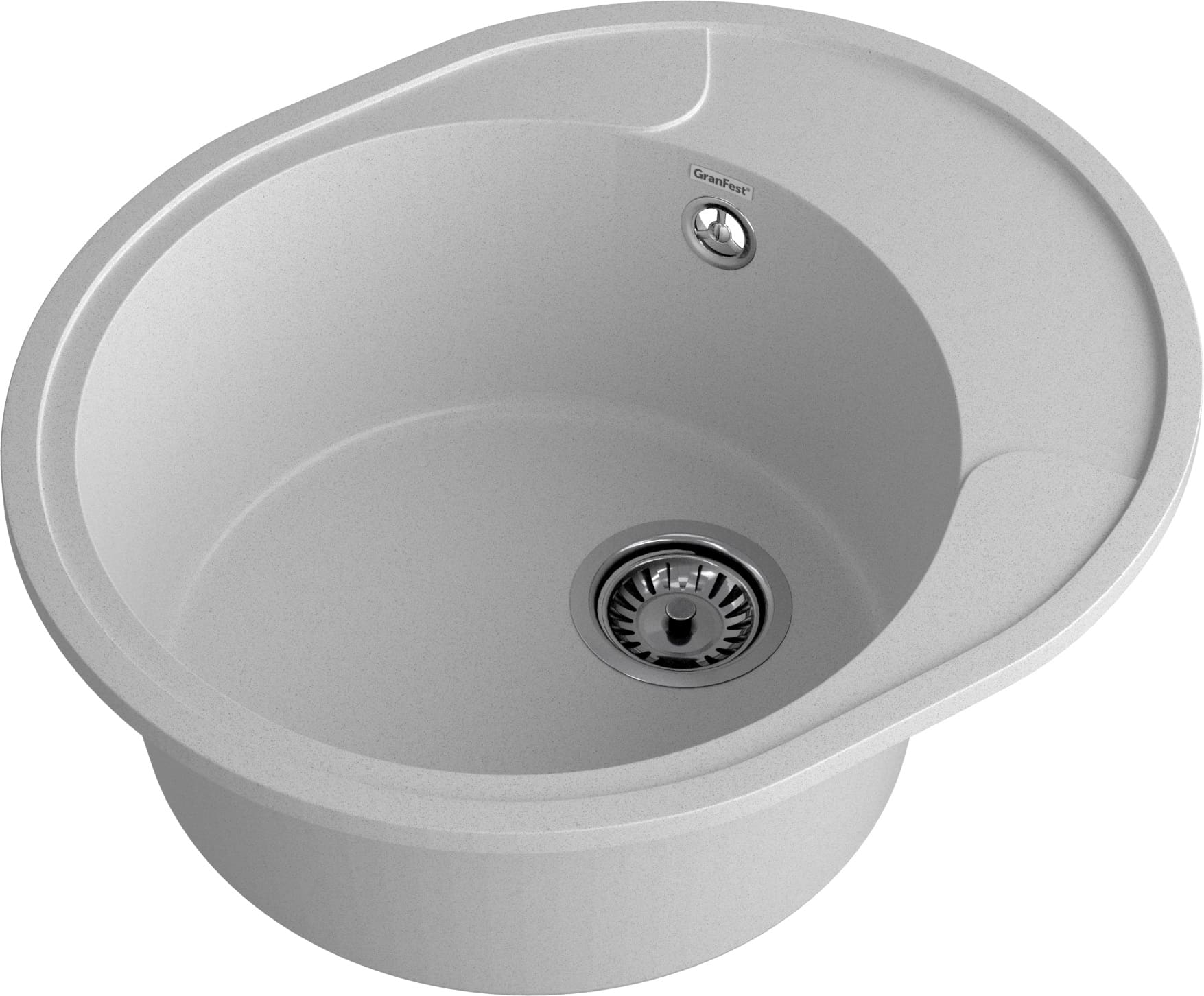 GRANFEST Мойка URBAN 857L  1-чаша+крыло 570*480мм серый арт.GF-UR- GRANFEST Мойка URBAN 857L  1-чаша+крыло 570*480мм серый арт.GF-UR-