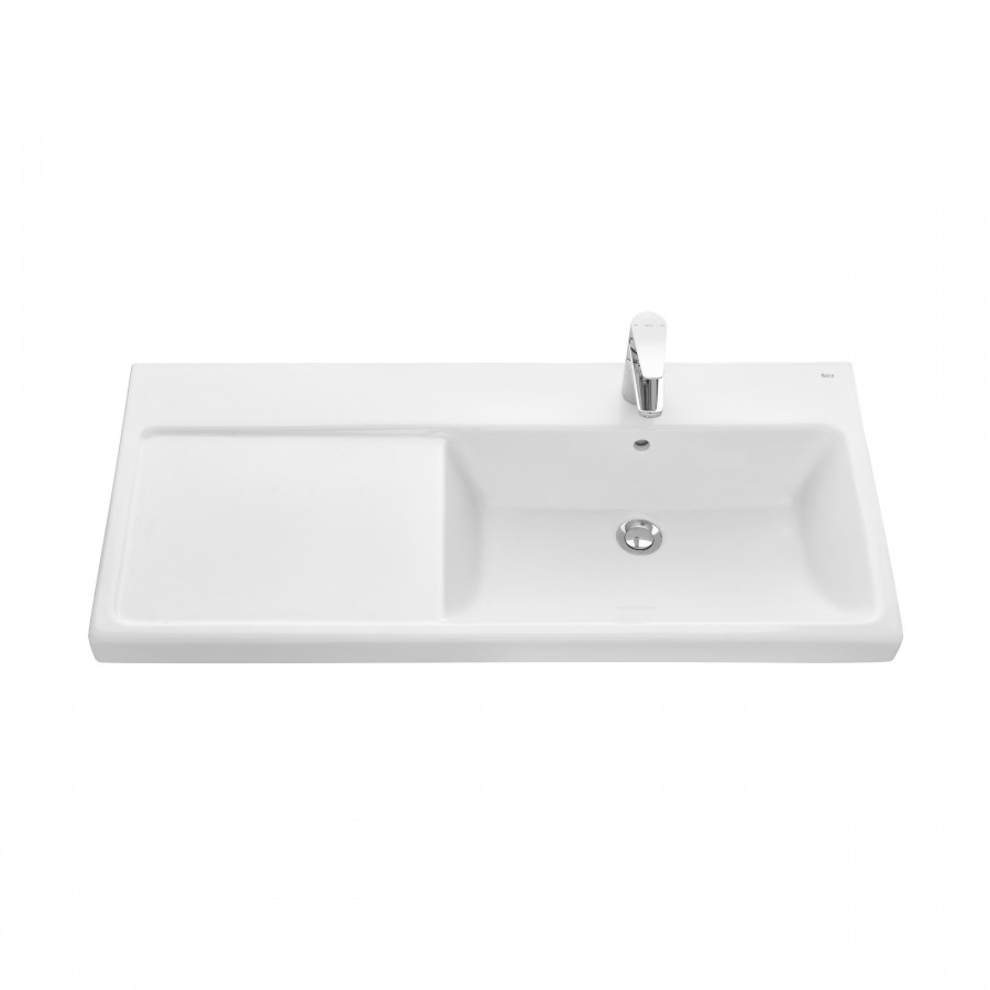 GAP PLUS Мебельная раковина 100, с увеличенной высотой бортика, правая