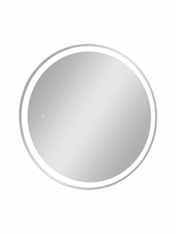 Зеркало-шкаф Torneo White LED d 700 с нейтральной  подсветкой