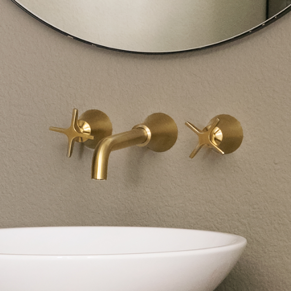 Встраиваемый смеситель для раковины ADAGIO 912001OC золото