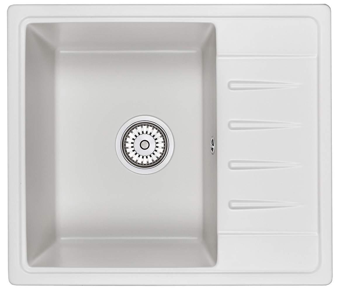 Кухонная мойка GRANULA (5803, БЕЛЫЙ)