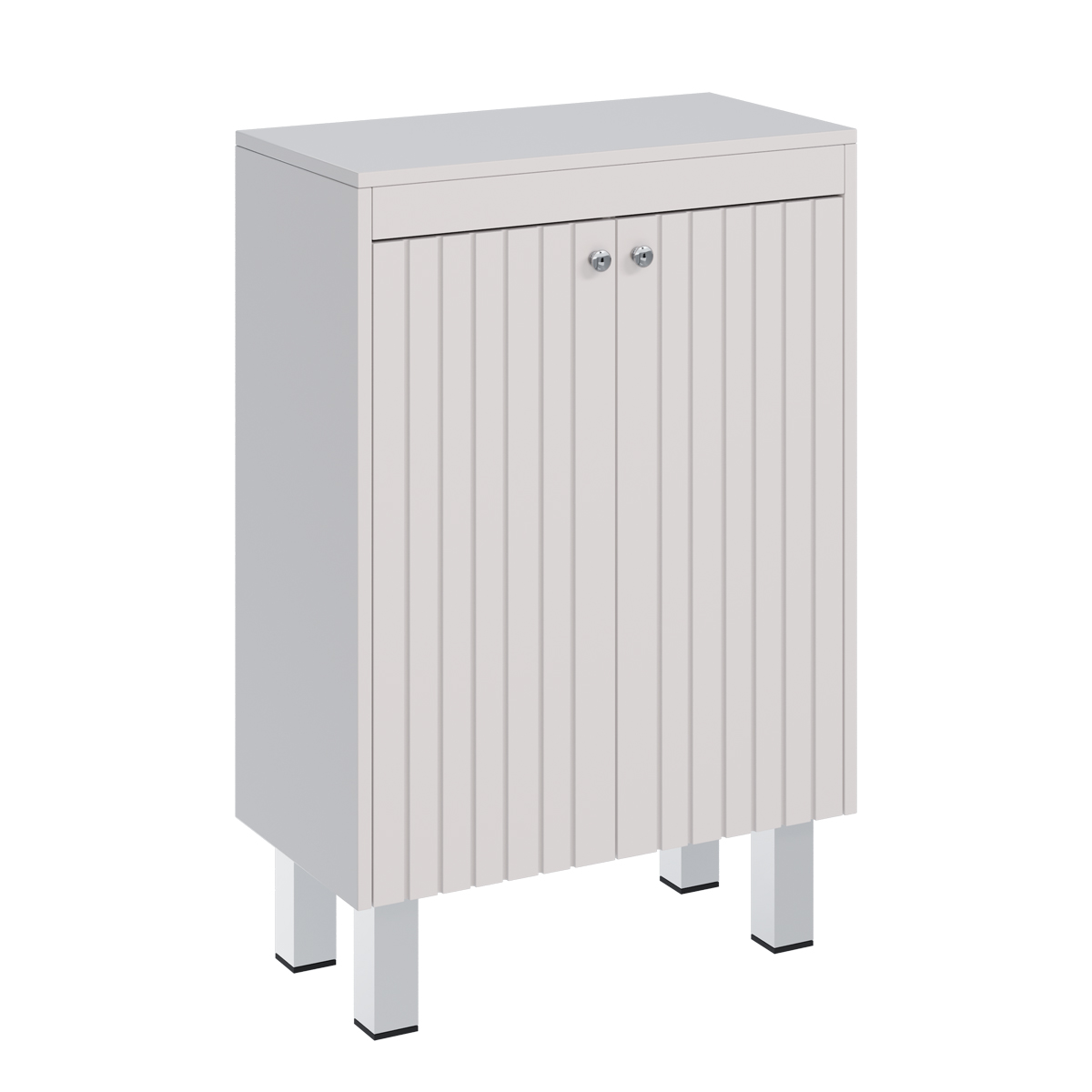 Шкаф Lemark ROMANCE 60 см подвесной/напольный, с откидной корзиной для белья, цвет корпуса, фасада: 