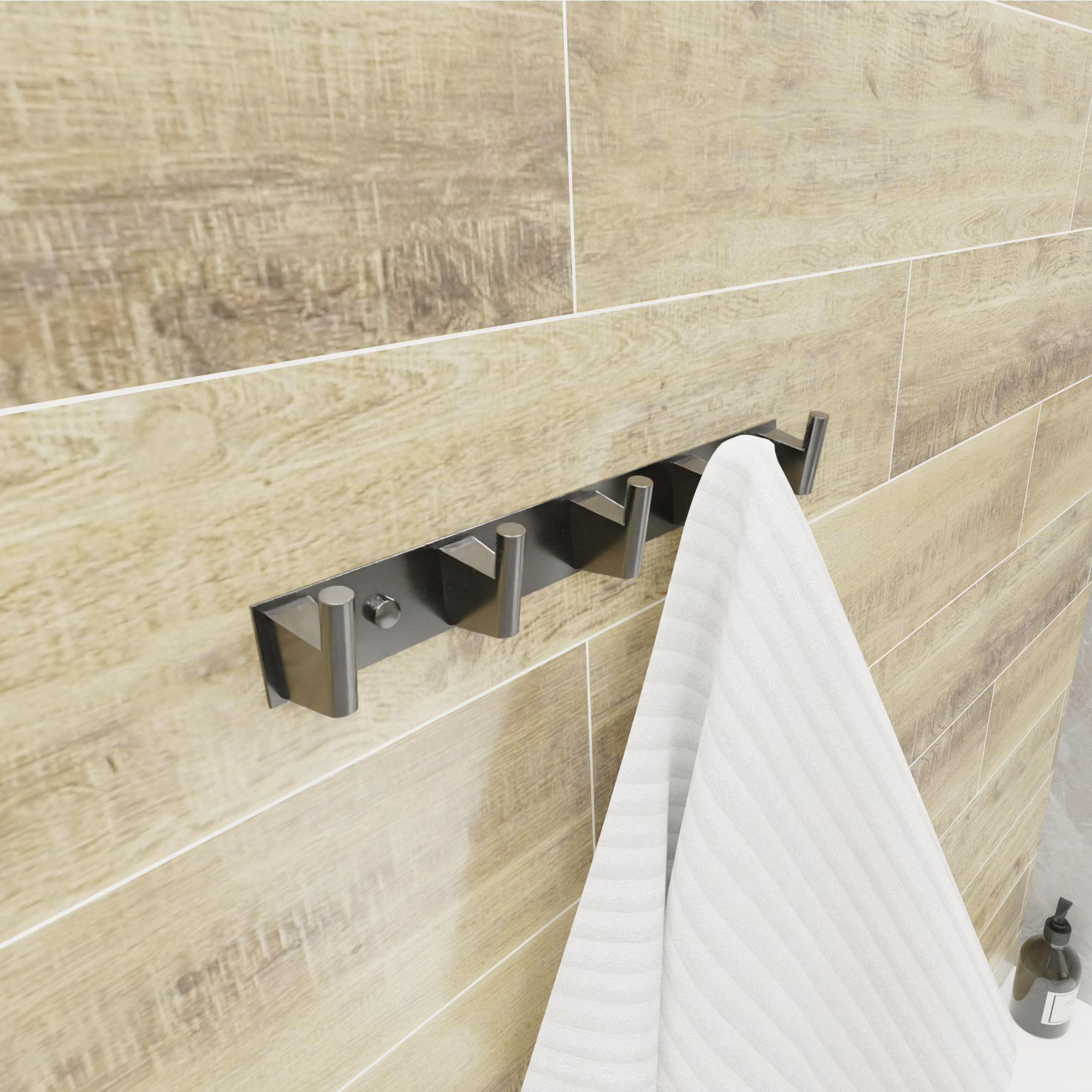 Планка 3 крючка  FIXSEN Trend Graphite (FX-98005-3)