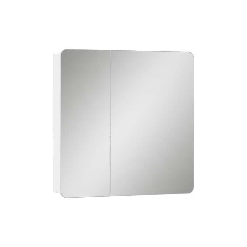 Шкаф зеркальный Volna 70, белый, VOLNA