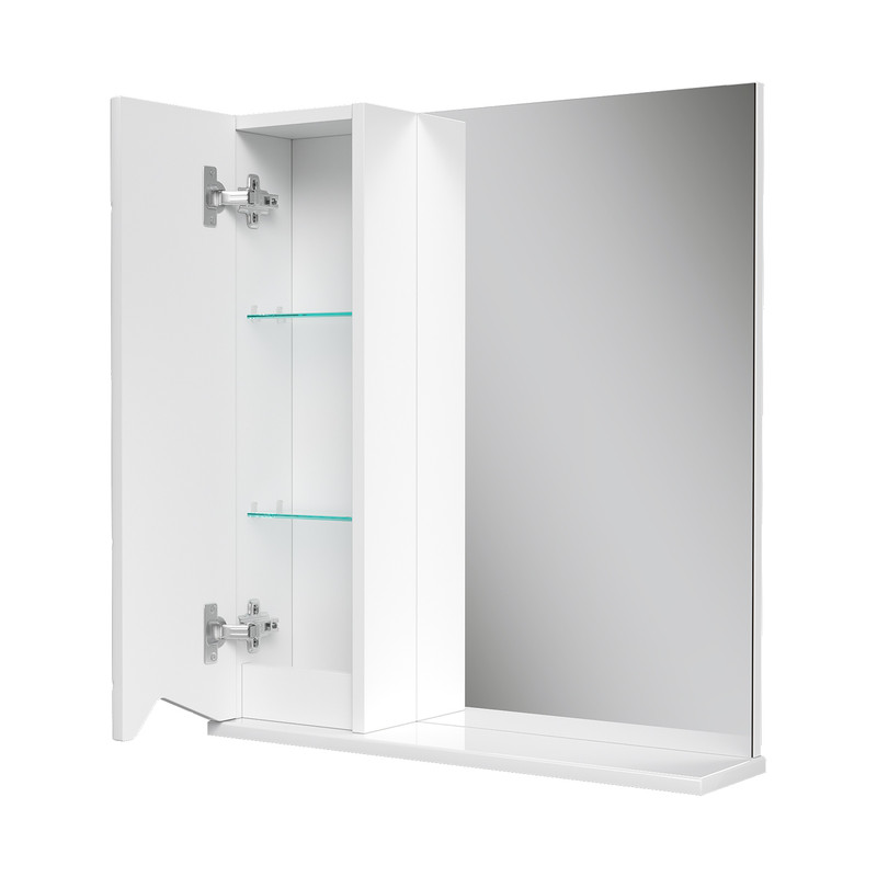 Зеркало-шкаф Pronto 60 левый, белый, VOLNA