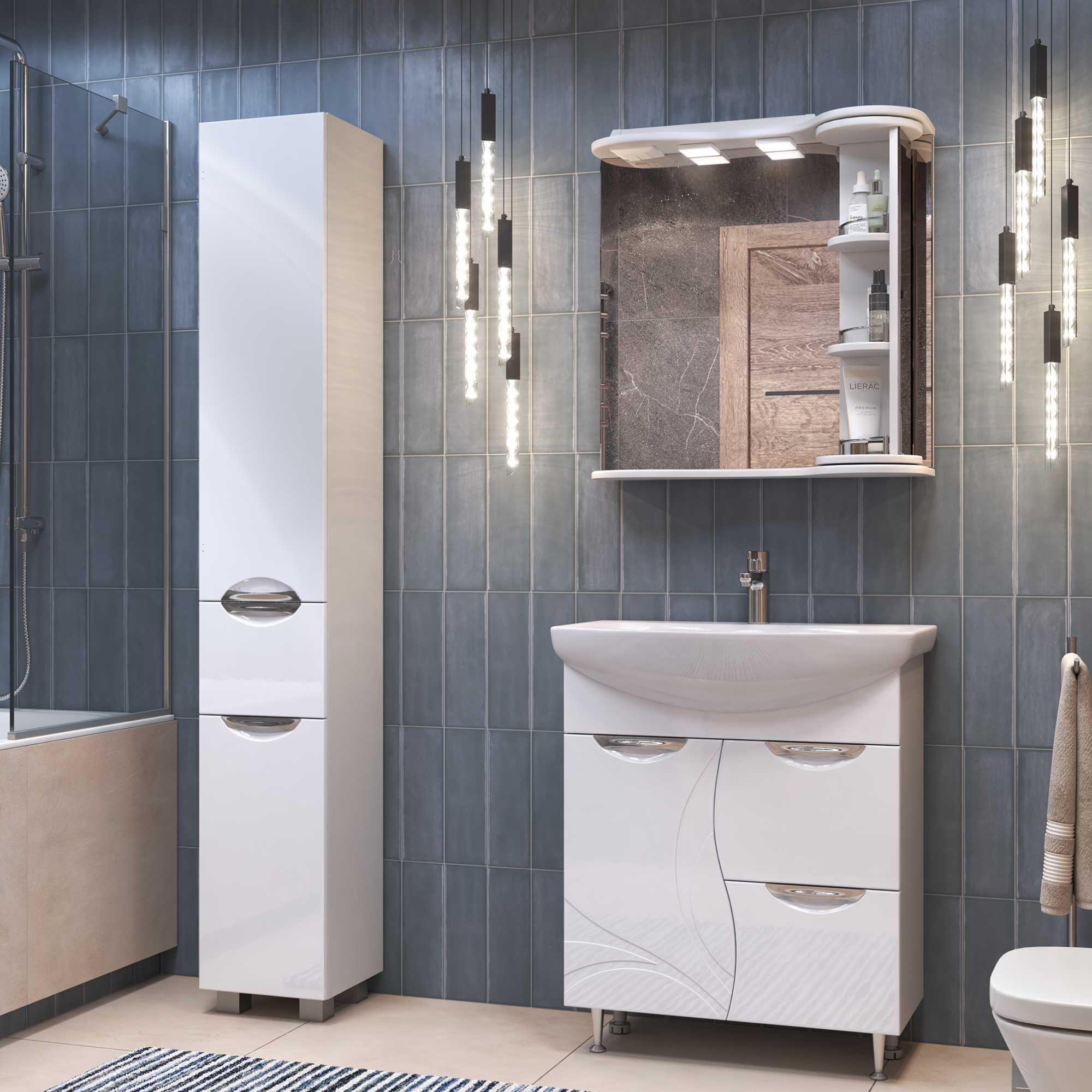 Зеркало с полками VIGO Callao 70 подвесное белый (zsh.CAL.70.El) Зеркало с полками VIGO Callao 70 подвесное белый (zsh.CAL.70.El)