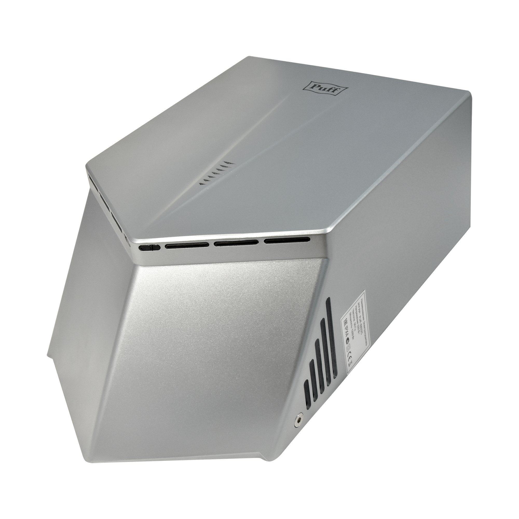 Электросушитель для рук PUFF-8802С высокоскоростной, хром 1,2 кВт (1401.411)