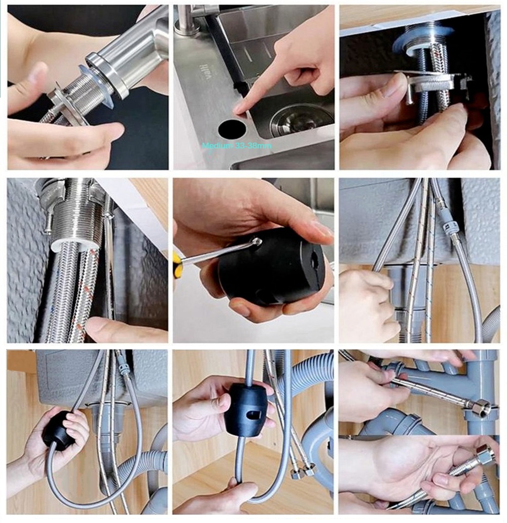 Смеситель для кухни TSARSBERG TSB-123-001 с выдвижной лейкой тип См-МОЦБИвА