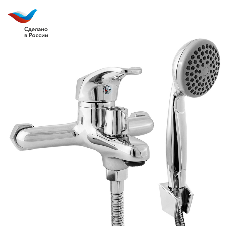 ДАЧА Смеситель для ванны с коротким литым изливом, одноручный, СЛАВЕН, Б30