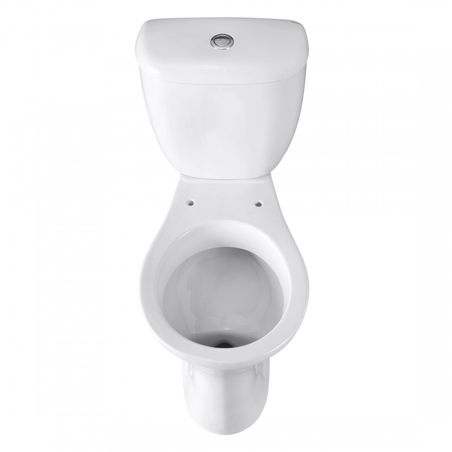 Унитаз-компакт Виктория косой выпуск,  с бачком Виктория н/п., кнопочной арматурой и сиденьем  SANTE