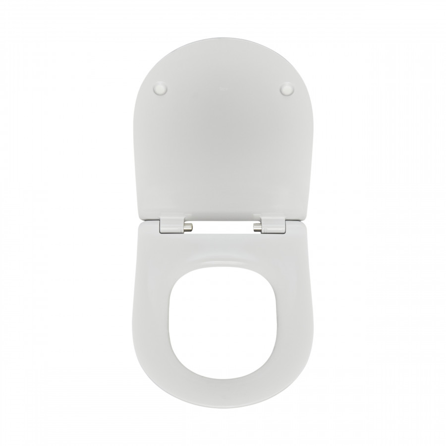 LEON SLIM Сиденье и крышка для унитаза, дюропласт., с механизмом Soft-Closing, белое. ROCA LEON SLIM Сиденье и крышка для унитаза, дюропласт., с механизмом Soft-Closing, белое. ROCA