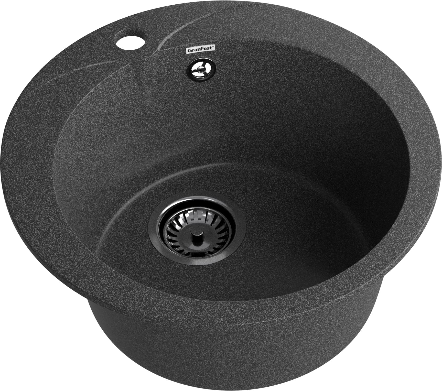 GRANFEST Мойка композит RONDO GF-R--480  D=480 мм графит арт.GF- GRANFEST Мойка композит RONDO GF-R--480  D=480 мм графит арт.GF-