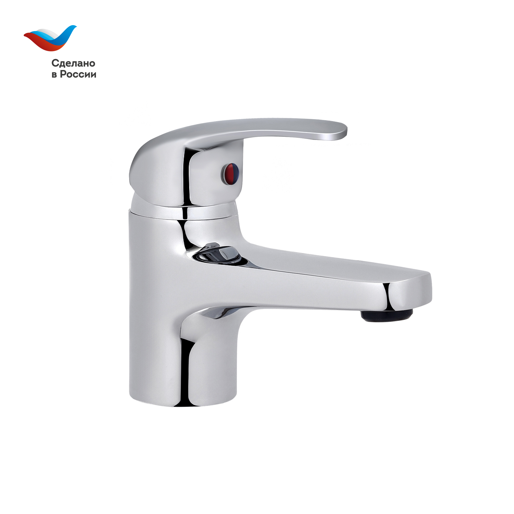 Смеситель для раковины СЛАВЕН Прораб СЛ-ОД-П11 с литым изливом, хром