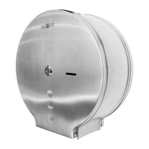 Диспенсер для туалетной бумаги круглый из нержавеющей стали матовый Диспенсер для туалетной бумаги круглый из нержавеющей стали матовый