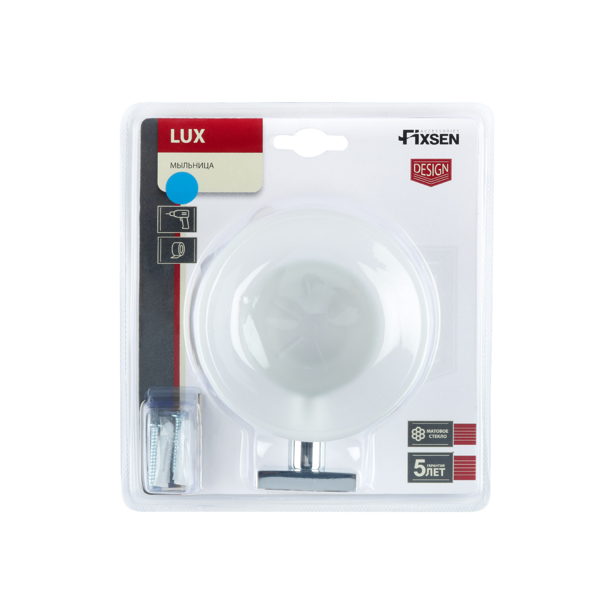 Мыльница стеклянная FIXSEN Lux Chrome (FX-15008) Мыльница стеклянная FIXSEN Lux Chrome (FX-15008)