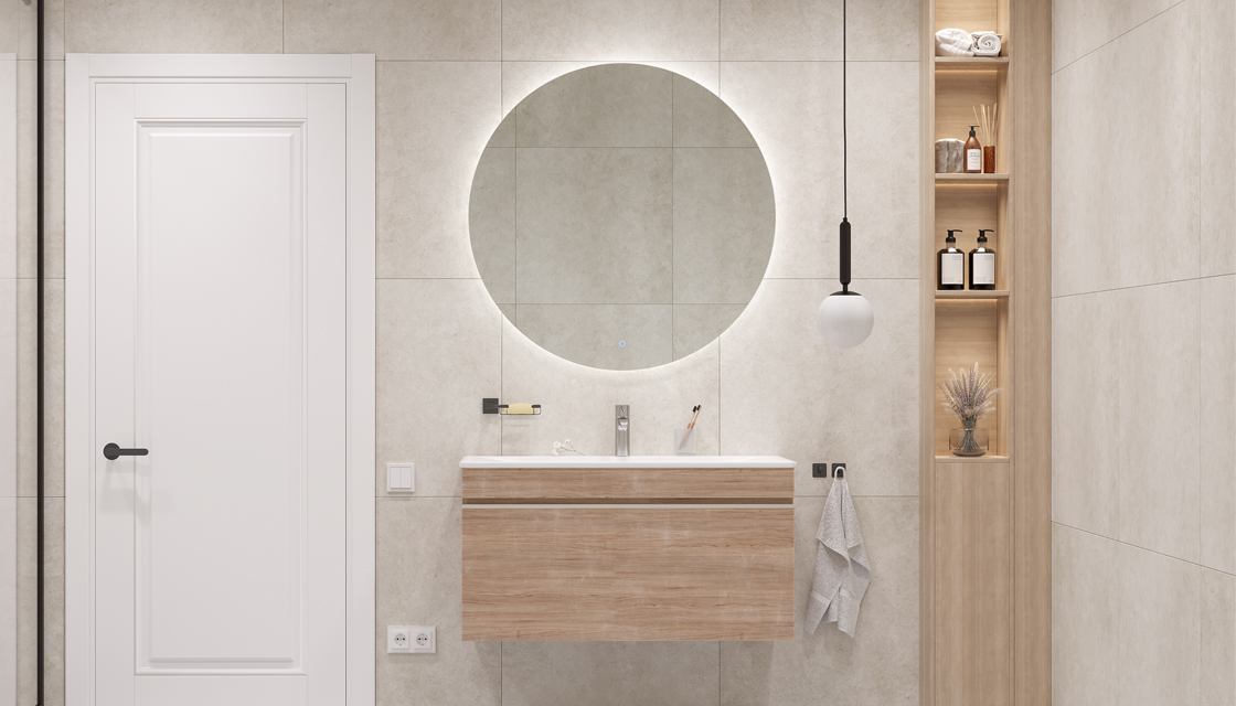 Тумба под раковину VELVEX Pulsus 1000-0-1 (Pulsus) навесная дуб сонома