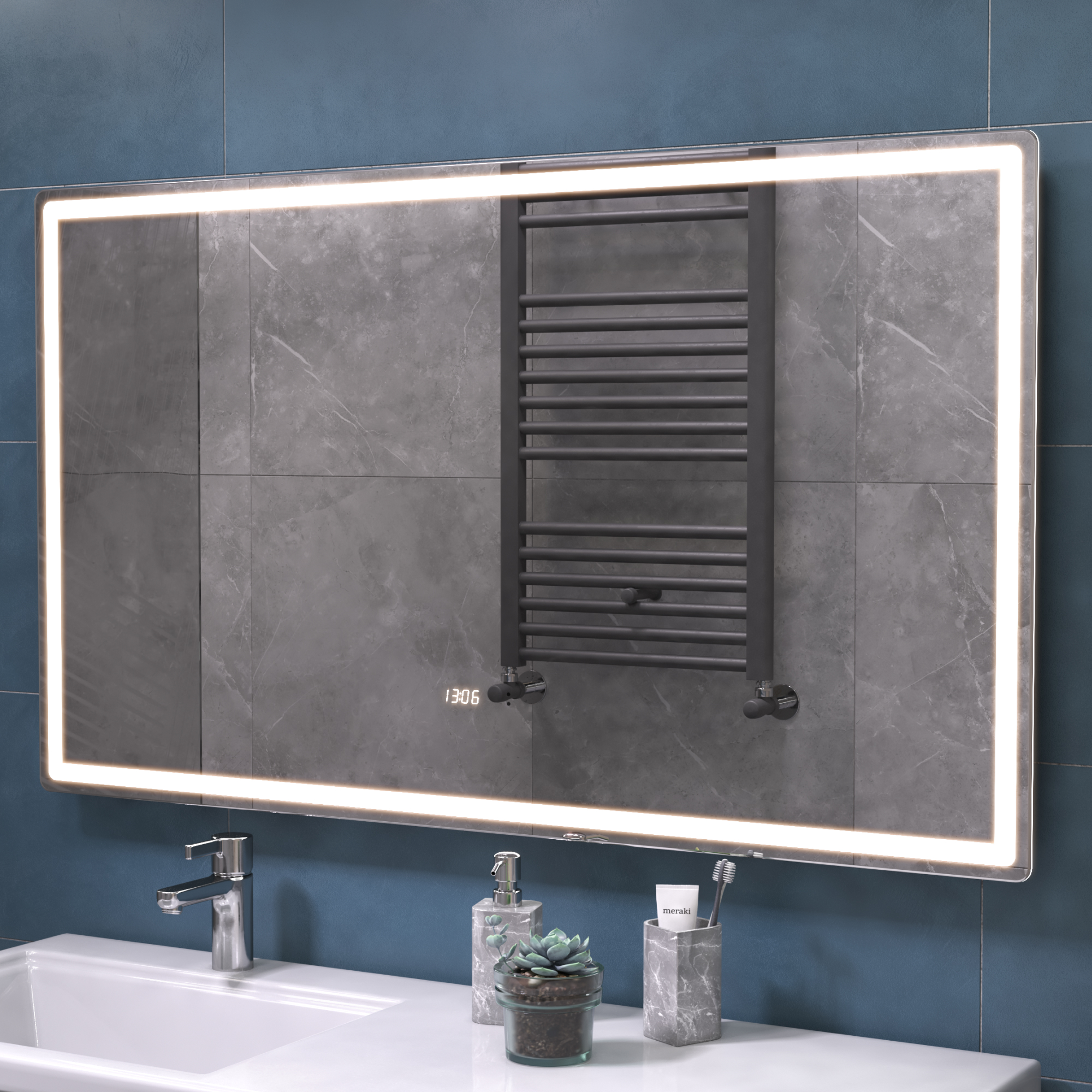 Зеркало с подсветкой VIGO Geometry Luxe 1200