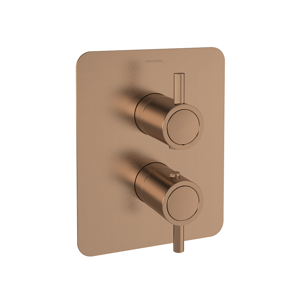 Встраиваемый термостатический смеситель для душа ODISEA 392421SCUC медь на 1 выход