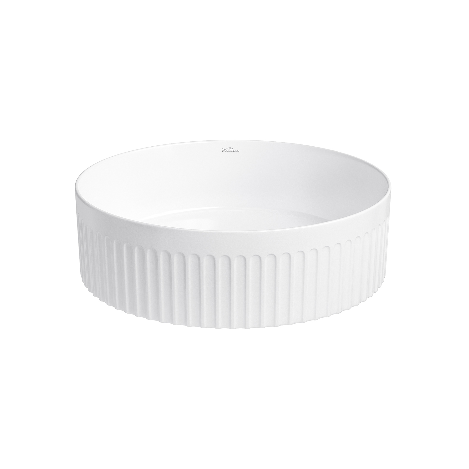 Накладная раковина для ванной комнаты Wellsee Festive Fox 2.0 319602000: круглая раковина, ширина ум