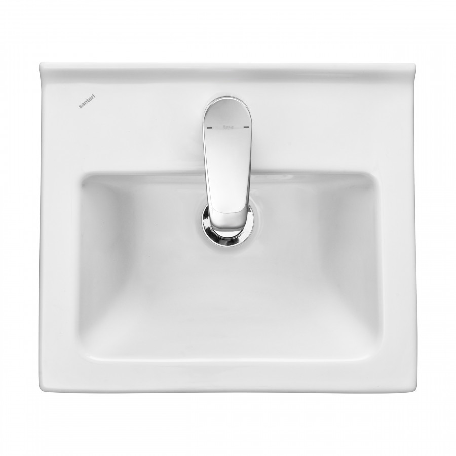 Умывальник Визит-40 (405х355) с переливом белый SANTERI Умывальник Визит-40 (405х355) с переливом белый SANTERI