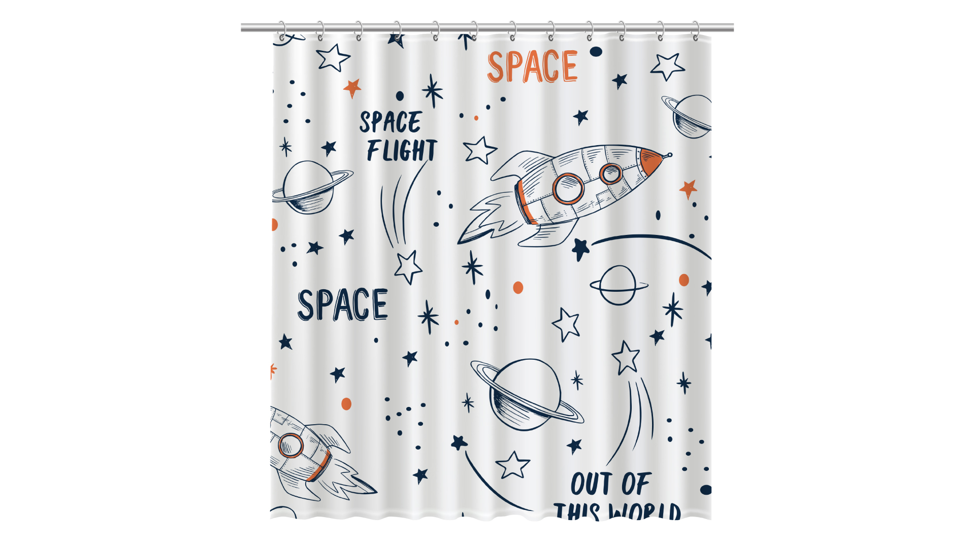 Штора для ванной Fixsen Space FX-2508