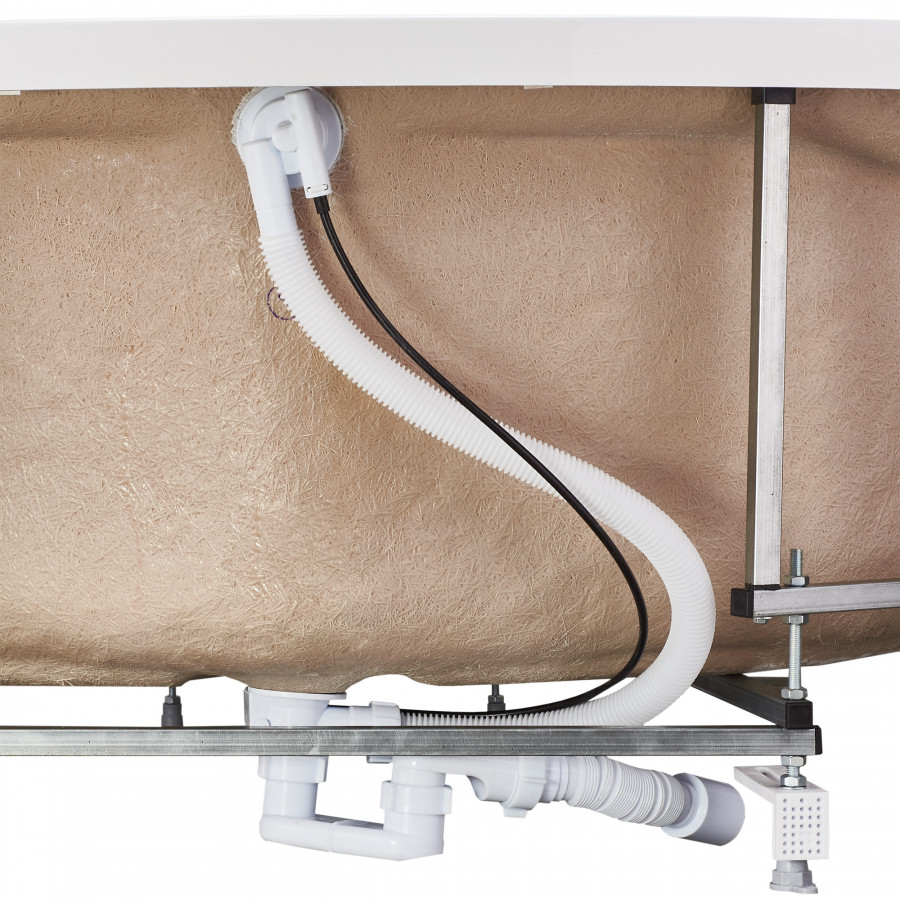 Монтажный комплект для ванны КАРИБЫ 140х140 см. (рама, слив-перелив с сифоном, крепеж к стене, крепе Монтажный комплект для ванны КАРИБЫ 140х140 см. (рама, слив-перелив с сифоном, крепеж к стене, крепе